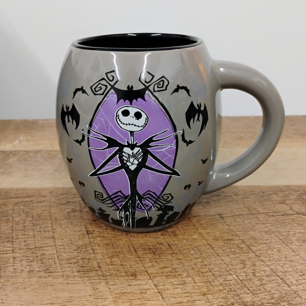 Disney Tim Burtons Nightmare Before Christmas Jack Skellington Ceramic Mug 18 oz